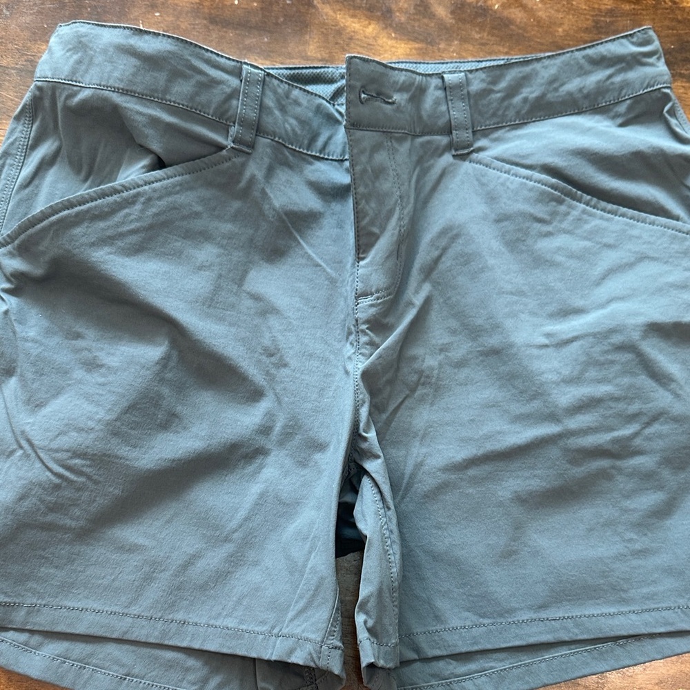 Patagonia Gray Outdoor Shorts with Elastic Waist